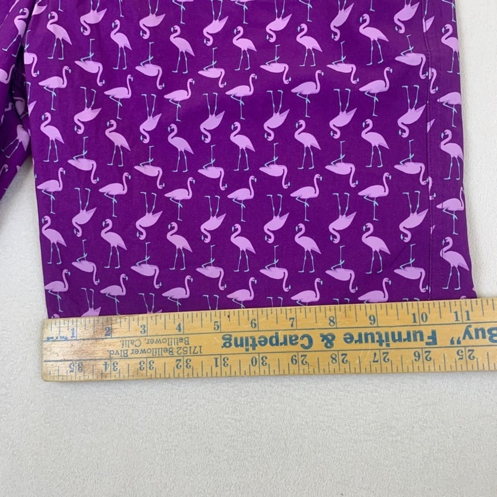 Bonobos Mens Flamingo‎ Print Swim Trunks Purple 9 Inch Inseam Size 34 - Picture 2 of 9